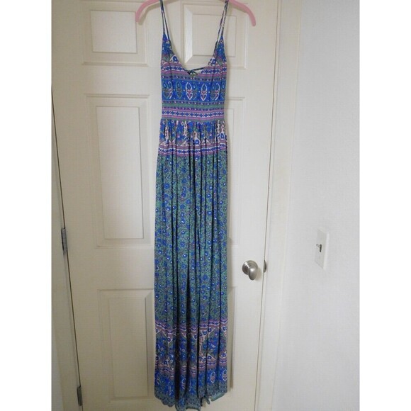 Darling NWT~Dress Day Open Back Floral Print Maxi Dress Size Medium - Picture 2 of 11